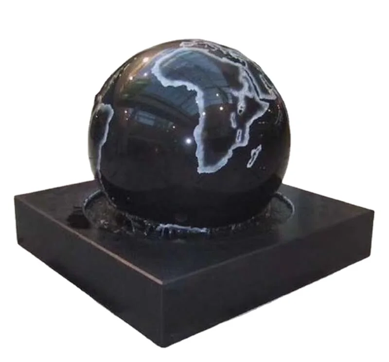 Гранитный водяной фонтан с шариками