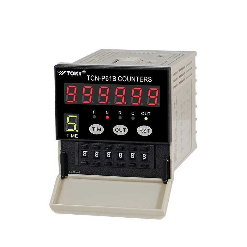 Digital Counter Circuit Relay Output Preset Electric 6 Digit Digital Pulse Counter