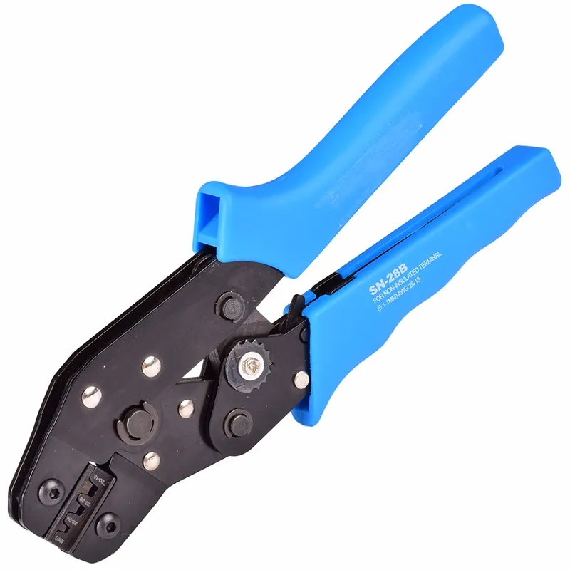 SN-28B Pliers Set Tools Professional Ratchet Crimping Crimping Terminal Clamps Electrician Pliers