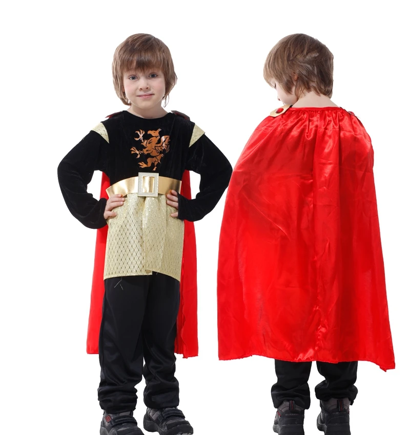 Fashion Aristocrat Roman Warrior Costume Halloween Fancy Party Boy Cosplay Costume