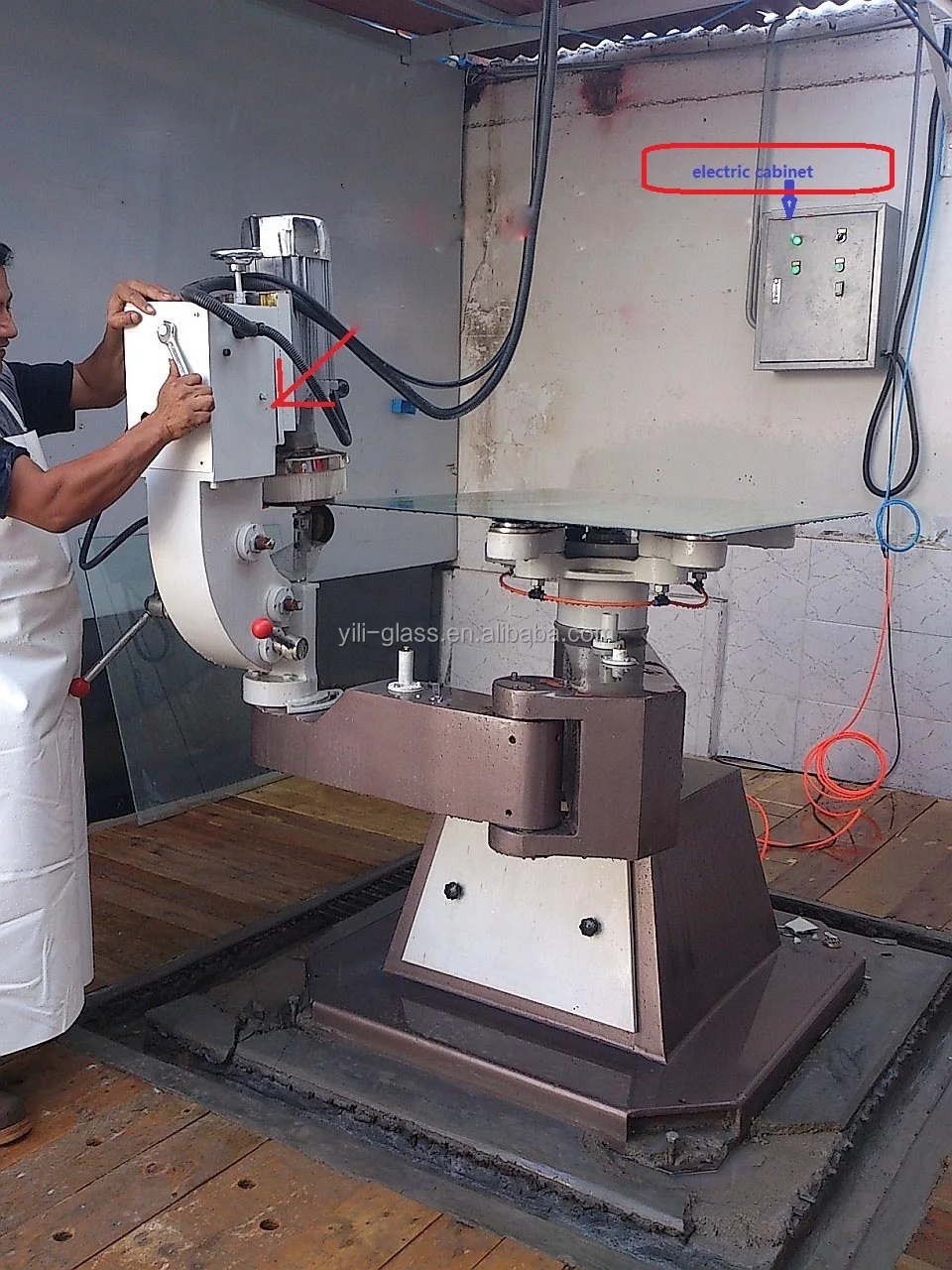 Машина для полировки окантовки, небольшая коническая машина для полировки окантовки стекла, для защиты стекла