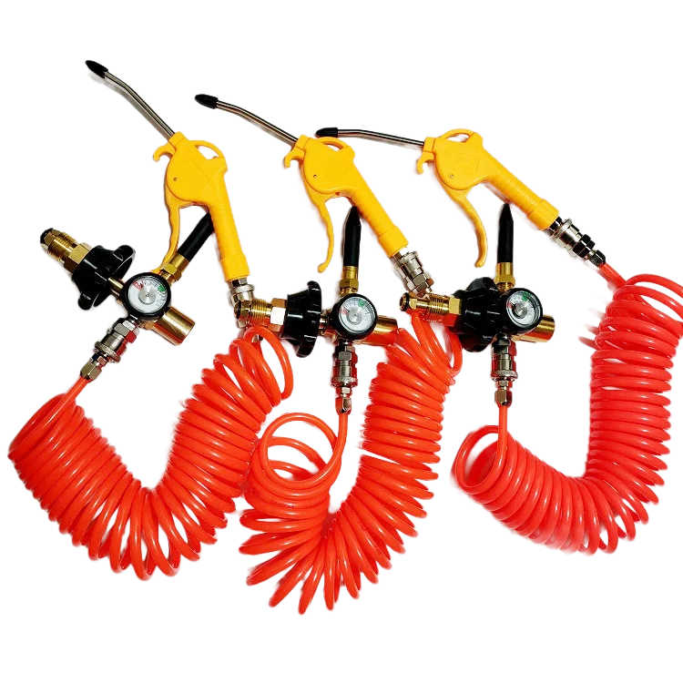 Good Quality High Pressure Helium Reducer Regulator Brass Balloon Filler Regulator With Spray Probe Gun for Party Wedding Decor