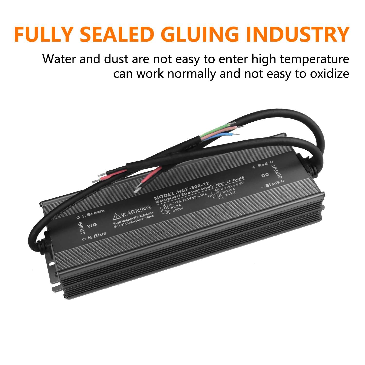 Allooking 3C Hardwired Led Driver Factori 63V 230V Ip65 Driver Led 5W 10W 12W 600W 680W 80Ma