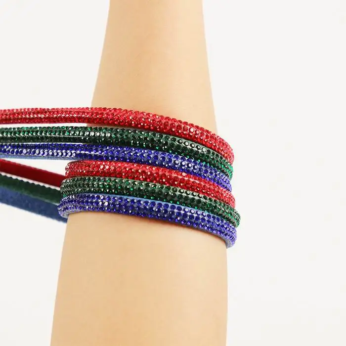 Wholesale Colored Hot Melt Glue Drill with Round Tube DIY Backing Stripe Self-adhesive Clothing/Bags/Phone Rhinestone film