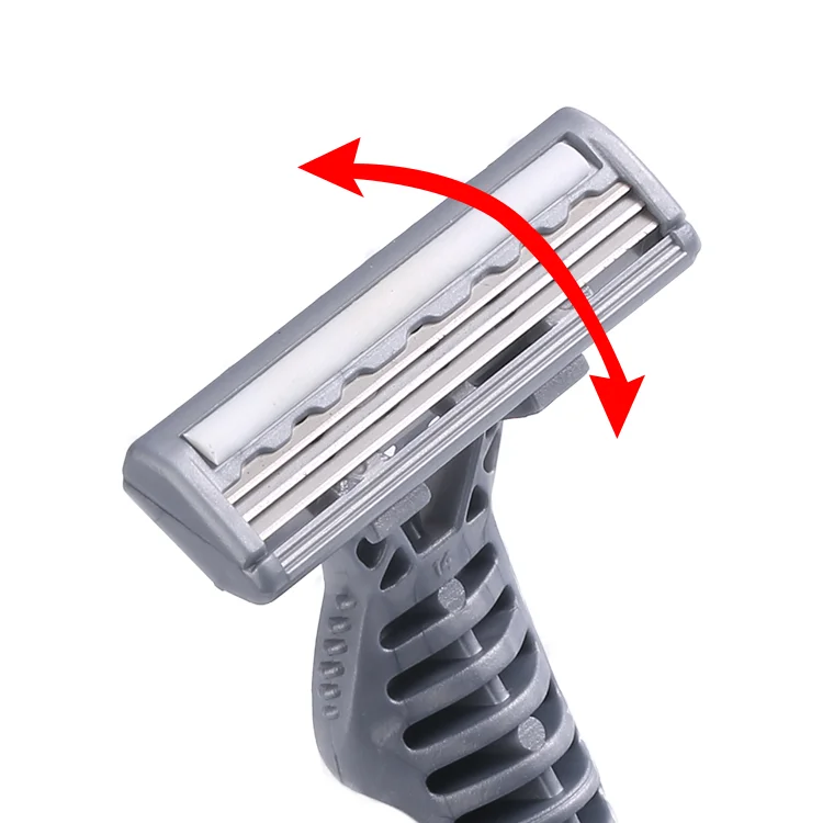 New Design Wholesale Cheap Triple Blades Razor Private Label Safety Shaving Blades Razor for Men