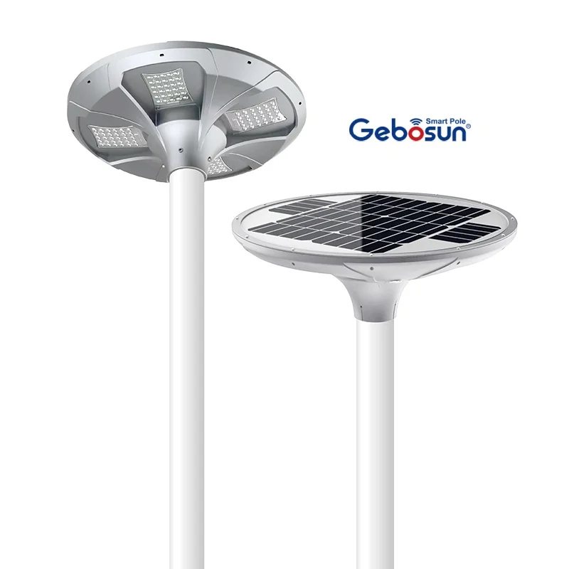 Gebosun высокое качество IP65 водонепроницаемый Lampadaire Solaire пульт дистанционного управления для сада и виллы двор солнечные уличные