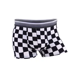 Оптовая продажа, модные трусы-боксеры с мультяшным принтом, нижнее белье для мужчин, дышащие мужские трусы-боксеры