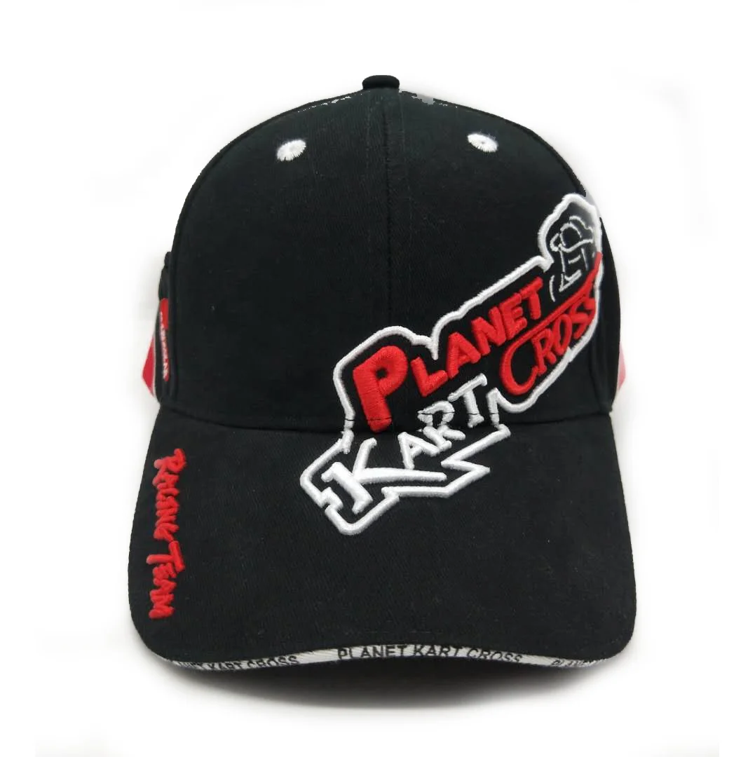 Custom High Quality Germany France Baseball Cap 3D Embroidery Splice Hat 6 Panel Racing Cap For Sales