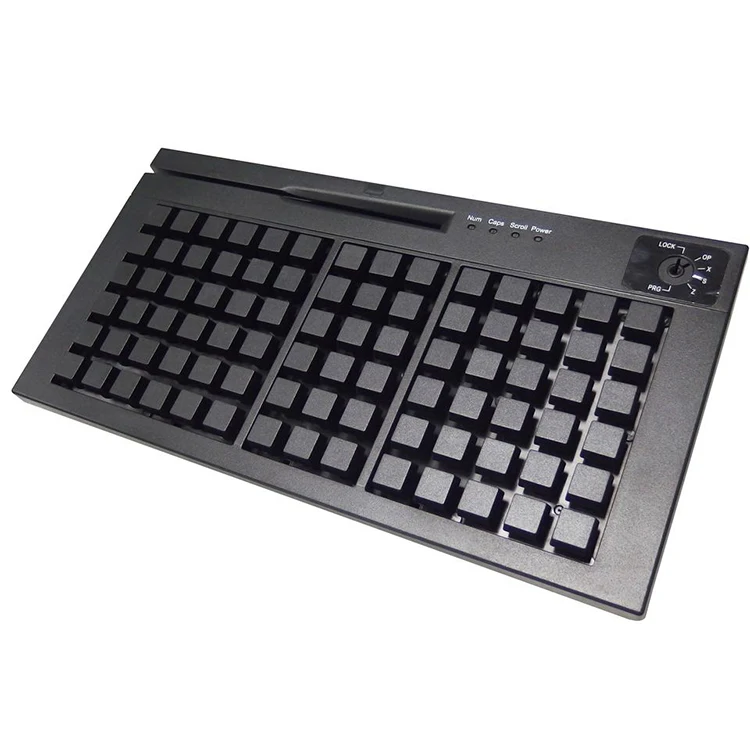 Factory hot selling 84 keys POS system usb programmable keyboard