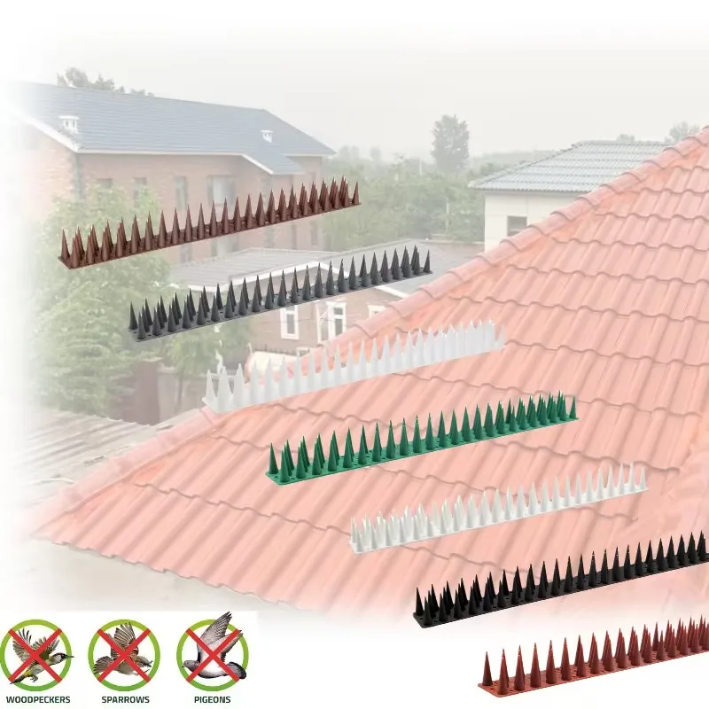 Anti Climb Deterrent Outdoor Plastic Bird Prevention Spikes Bird Scare Spikes Bird Control Spikes