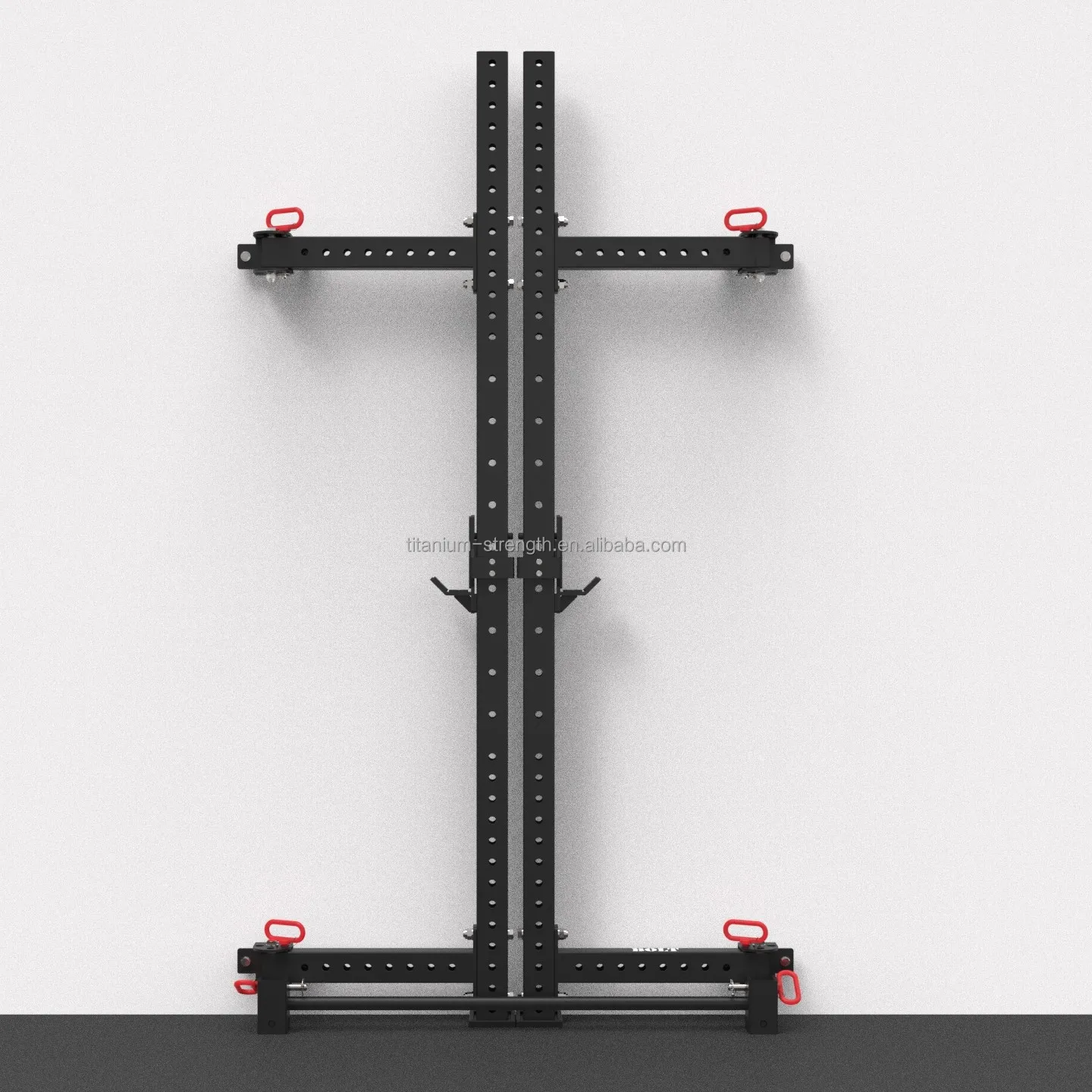 Cross Fit Wall Mounted Folding Multi Functional Trainer Power rack