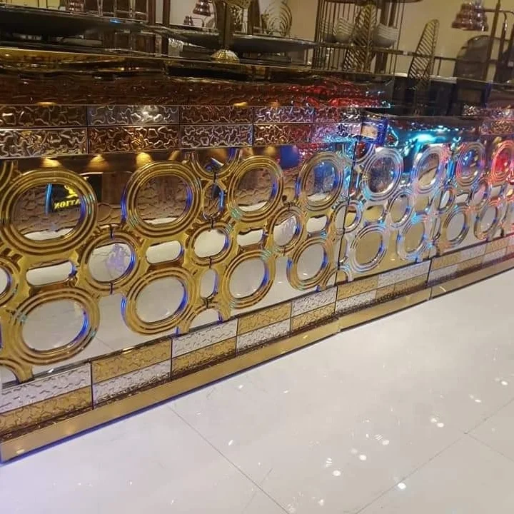 Sheets Design Restaurant Bar Counter 201 Stainless Steel Metal Antique Modern stainless steel sheets