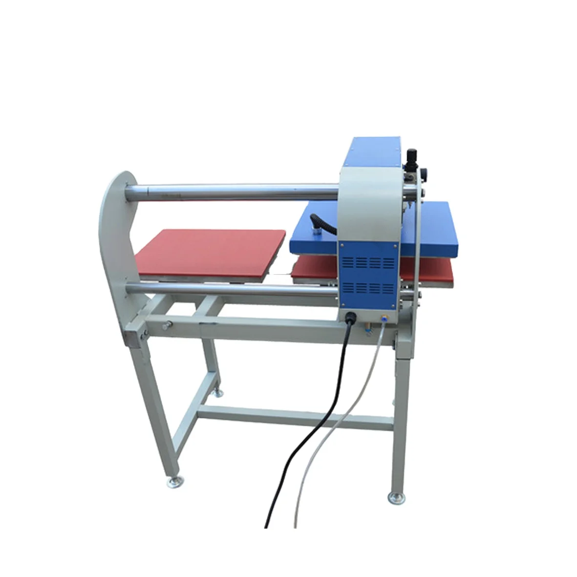 Doyan Lanyand Heated Platen Station Dual Pneumatic Double Station Heat Press Machine