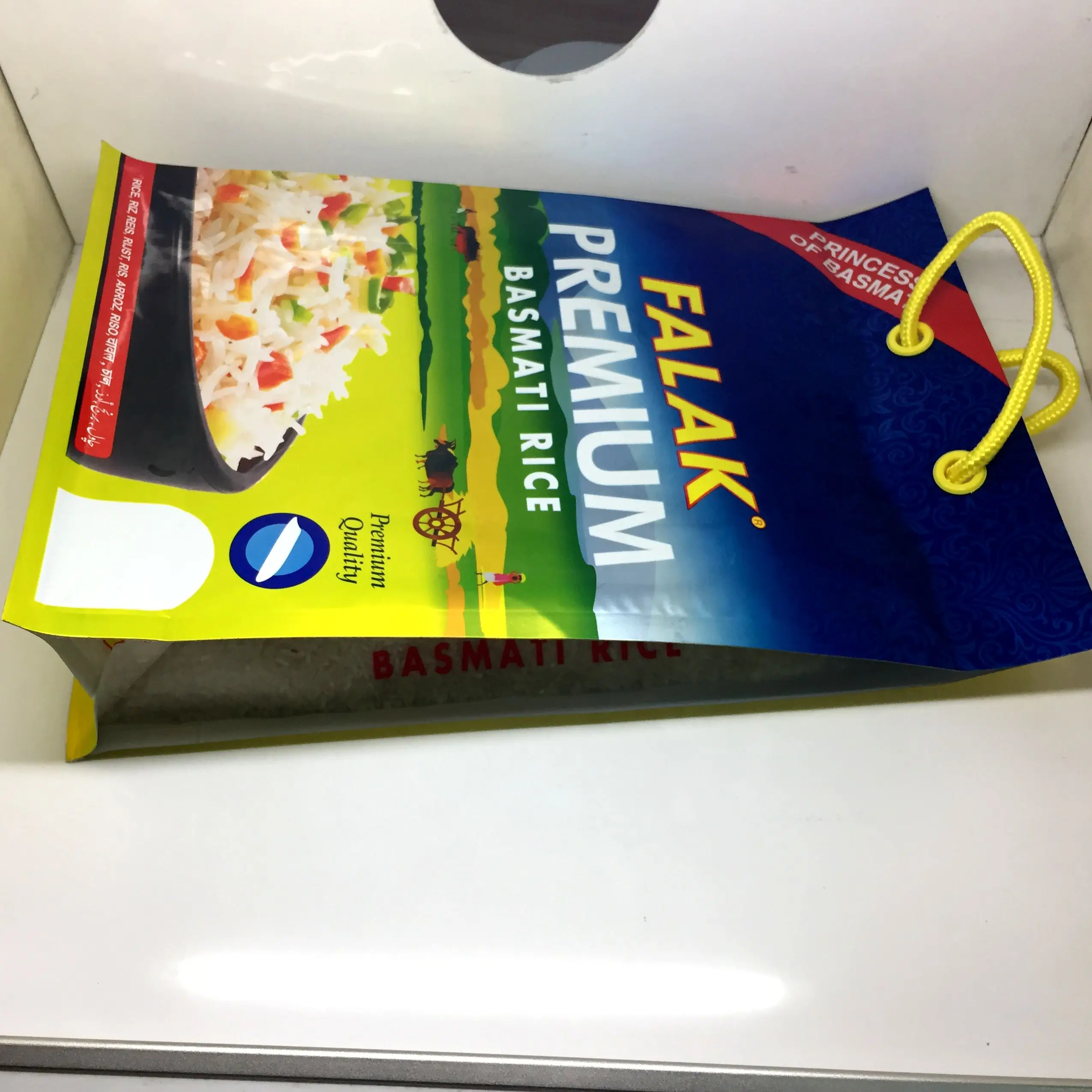 Wholesale Basmati Costom Design Flour Packaging Fertilizer Packaging Rice Bag For 30kg 10kg 5kg