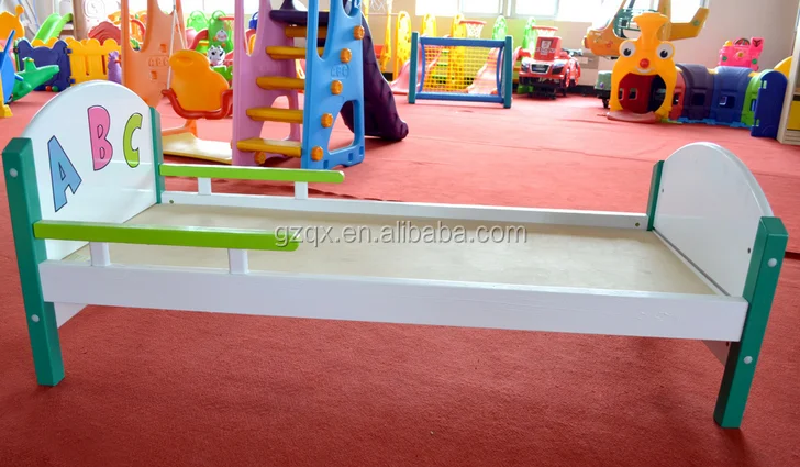 ABC style wooden kids bed kids cartoon bed QX-B6701