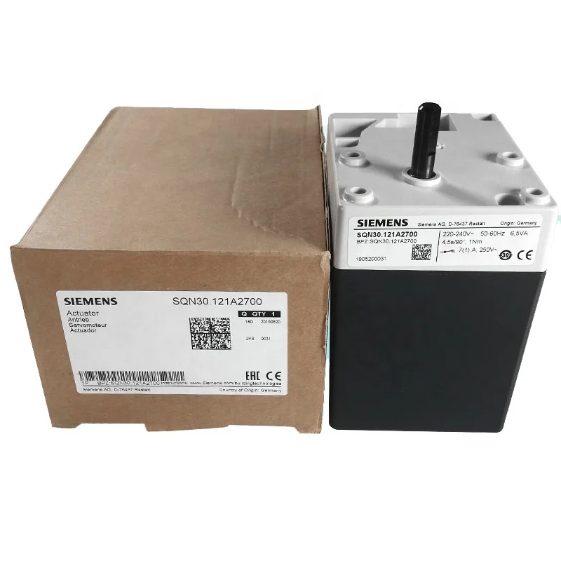 SQN30.121A2700 burner servomotor replace siemens servo motor damper actuator boiler burner spare parts