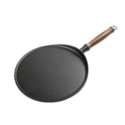 M-cooker чугунная сковорода для жарки тава Сковорода для блинов круглая чугунная сковорода для жарки сковорода с одной ручкой