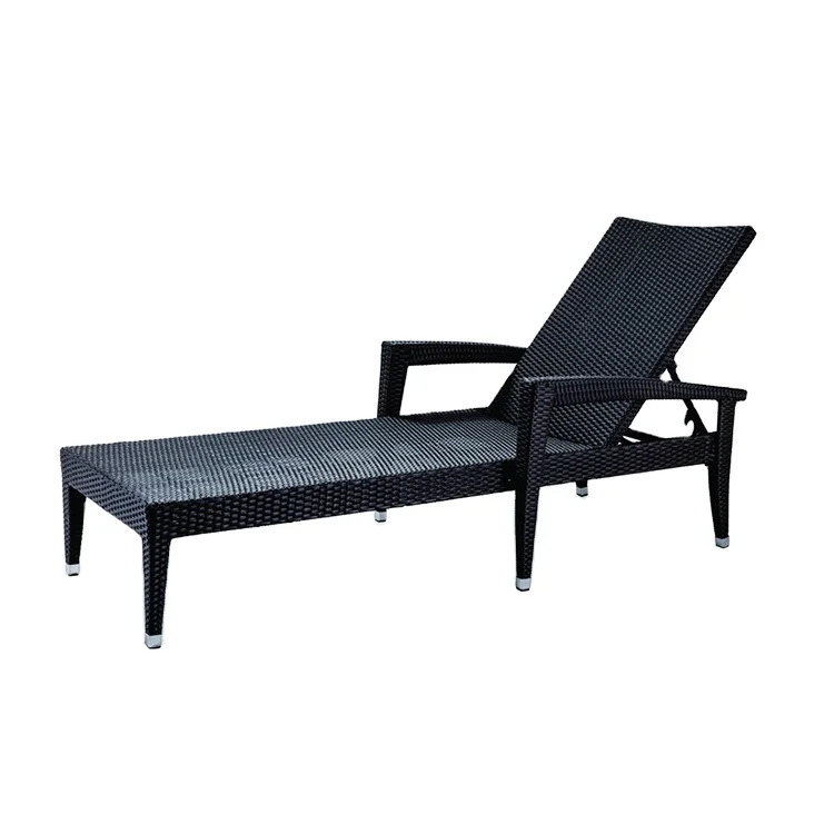 
Outdoor Furniture Modern Luxury Swimming Pool Wicker Chaise Lounge Chair Sunbed Sun lounger 