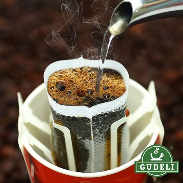 
Vietnamese Coffee Arabica Ground Coffee with Drip Filter Sachet Bag 