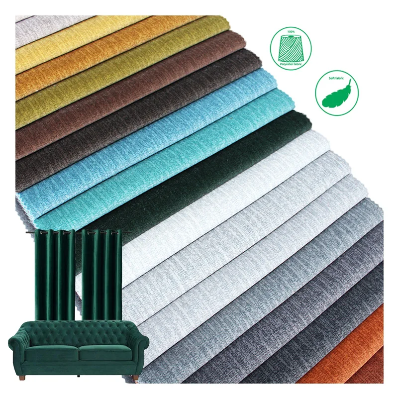 Eco-friendly holland velvet mosha velvet print with fleece backing luxury sofa fabric upholstery velvet fabric price per meter