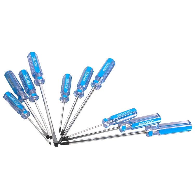 FIXTEC Hand Tools Screw Driver Screwdriver Set with Magnetized Pozidriv Screwdriver