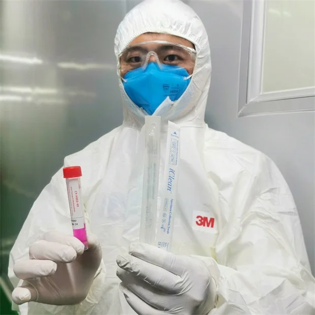 IClean Extraction Free Vtm Tubes Manufacture Nasopharyngeal Swab Disposable Vtm Sampling Kit With Vtm Test