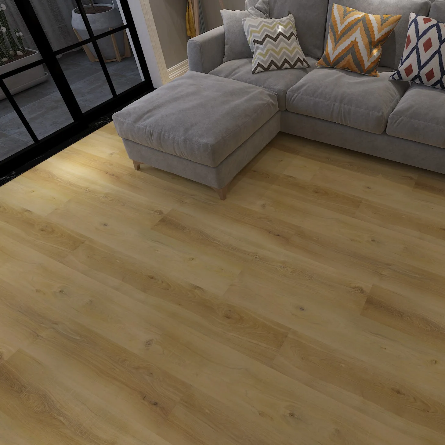 
Vinyl Tile Spc Dryback Click Wide Waterproof Indoor Flooring 