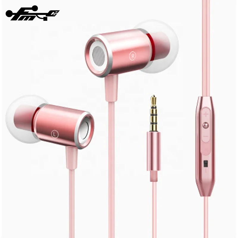 High quality 3.5mm jack mobile earphone in ear wired earphone headset