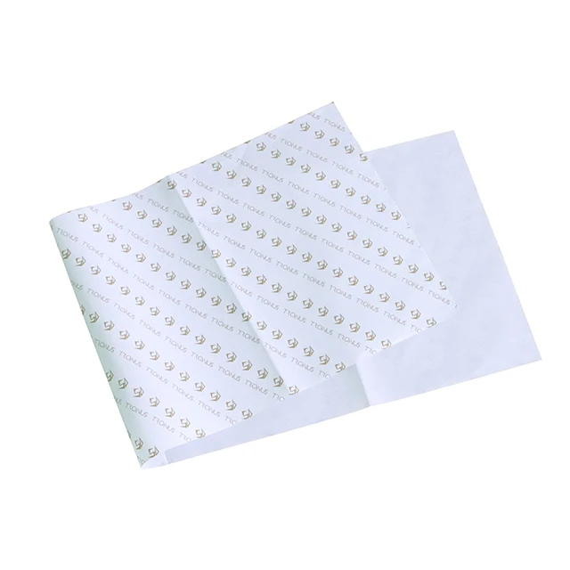 
Custom Gold Brand Logo Printing Gift Wrapping Tissue Paper for Packing Christmas gift packaging 