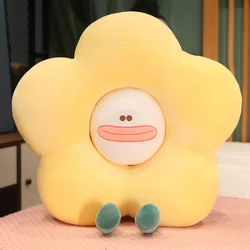 Custom Plant Plush Pillow Petal Flower Cushion Funny Toy Flower Seating Wholesale