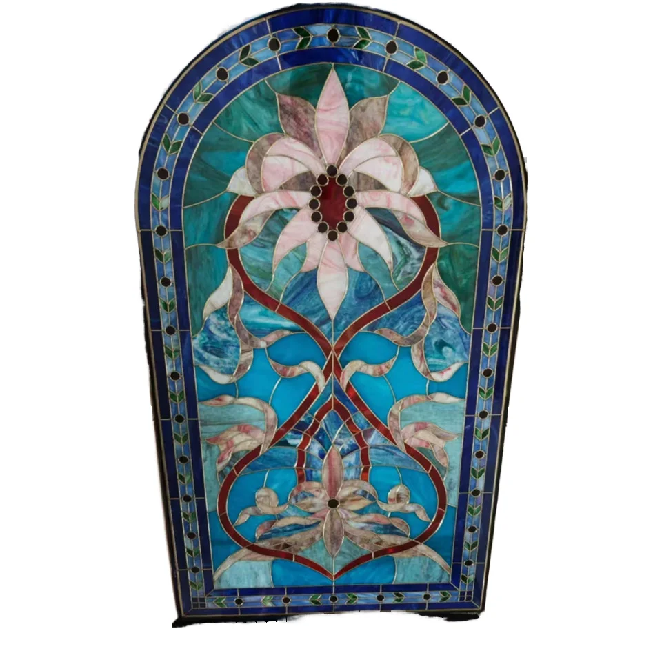 Factory Art Glass Building Art Deco glass custom door wall Windows