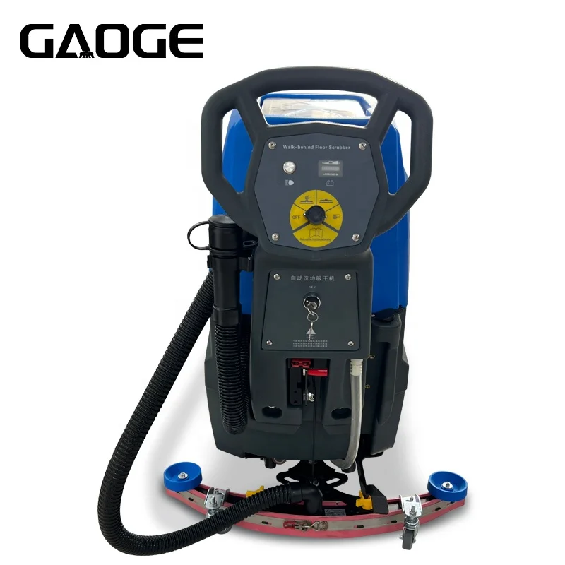 Gaoge F530 Industrial Professional Ceramic Tiles Pressure Washer 55/60L Cleaning Equipment Hand Push Floor Scrubber