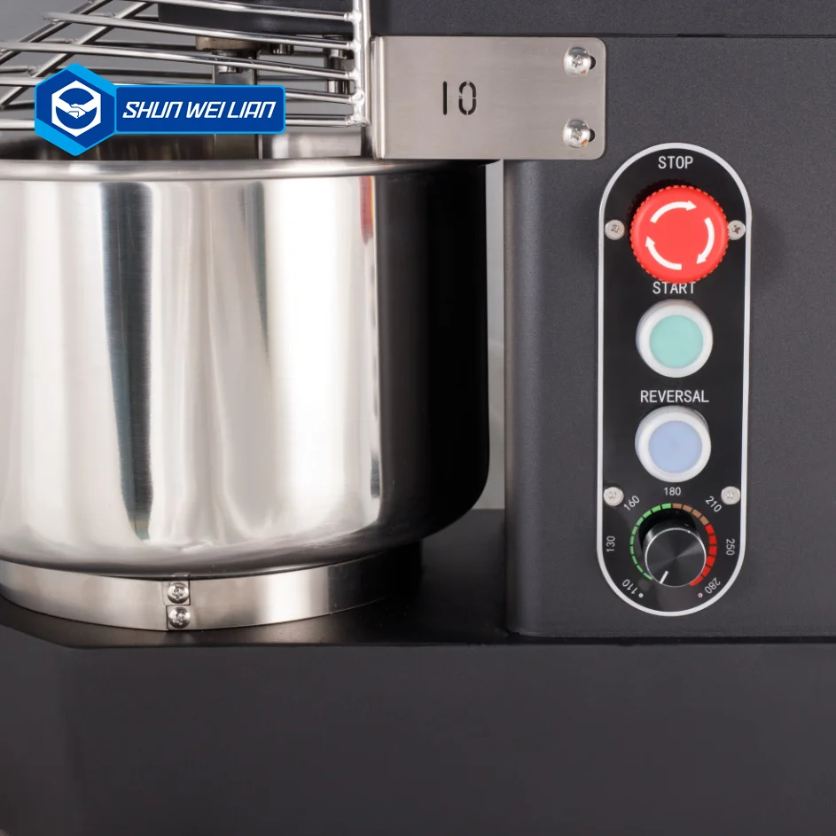 10L 4kgs flour Spiral Dough Mixer Bakery Equipment Bread Pizza Cake Mixer Bakery Machine Spiral Mixer