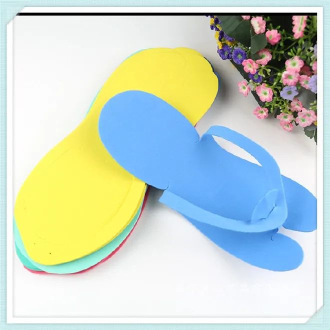 Manufacturer low price wholesale spa and hotel 2mm 5mm EVA portable disposable slippers
