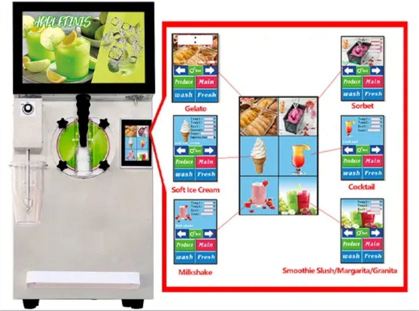 Wholesale Price Cocktail Milk Shake Ice Coffee Snow Mud High Quality Slush Machine