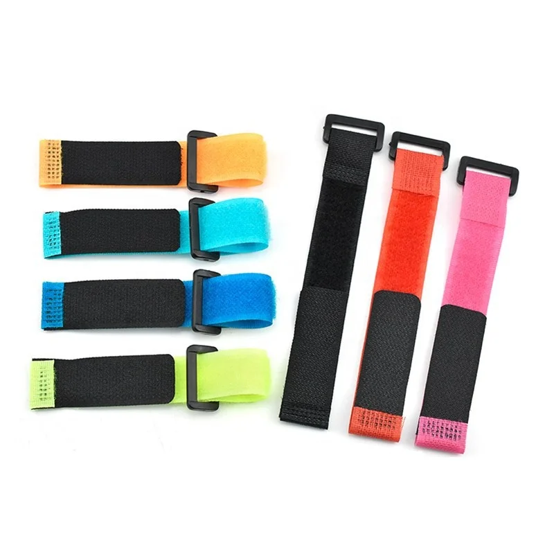 Adjustable And Versatile Nylon Hook And Loop Strap With Buckle