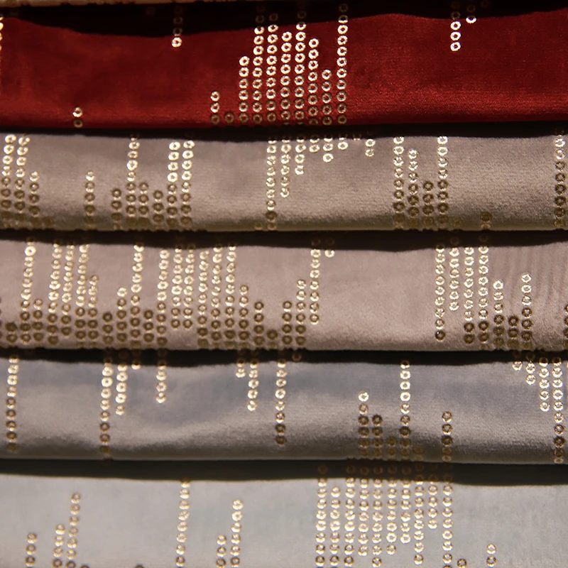 JES High quality 280cm cheap luxury window curtain fabric in stock