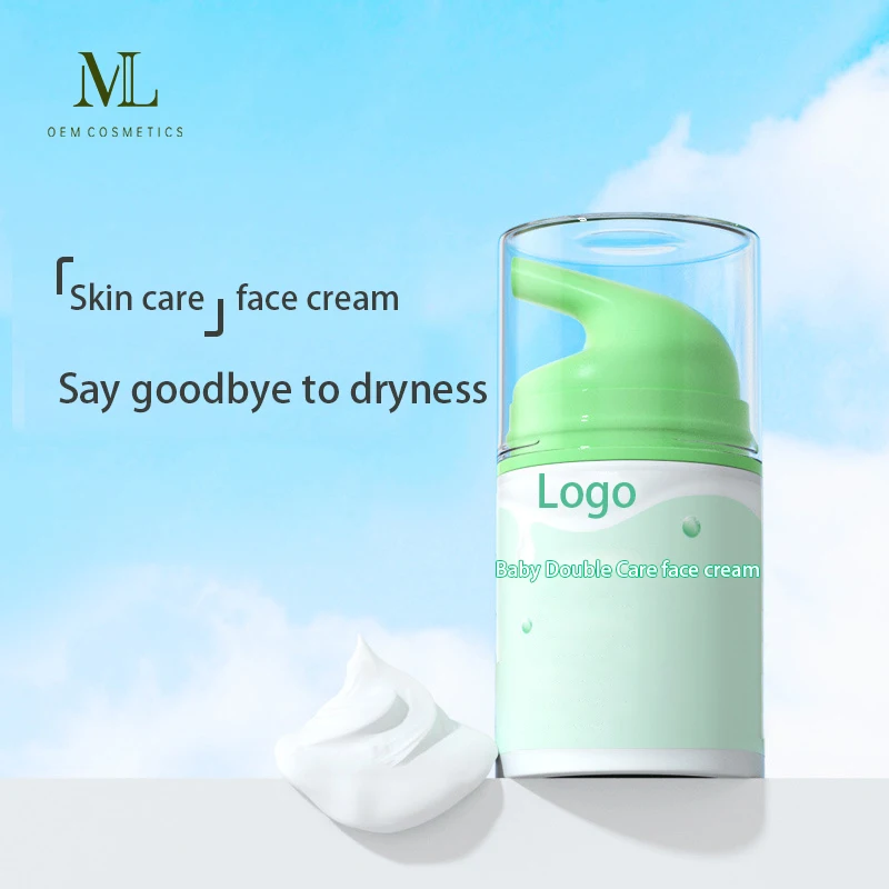 Private Label Skin Care Moisturizing Nourishing Cream Nature Green Hydrating Bady Care Milk Face Cream