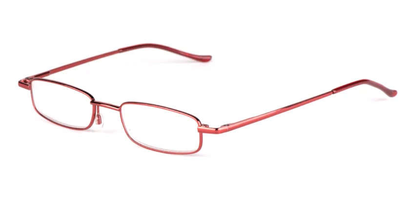 2024 high quality women men STOCK metal tube reading glasses slim with pen case