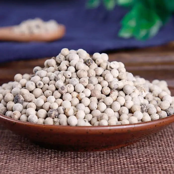 
Bai hu jiao new dried top level white pepper fruits Fructus Piperis 