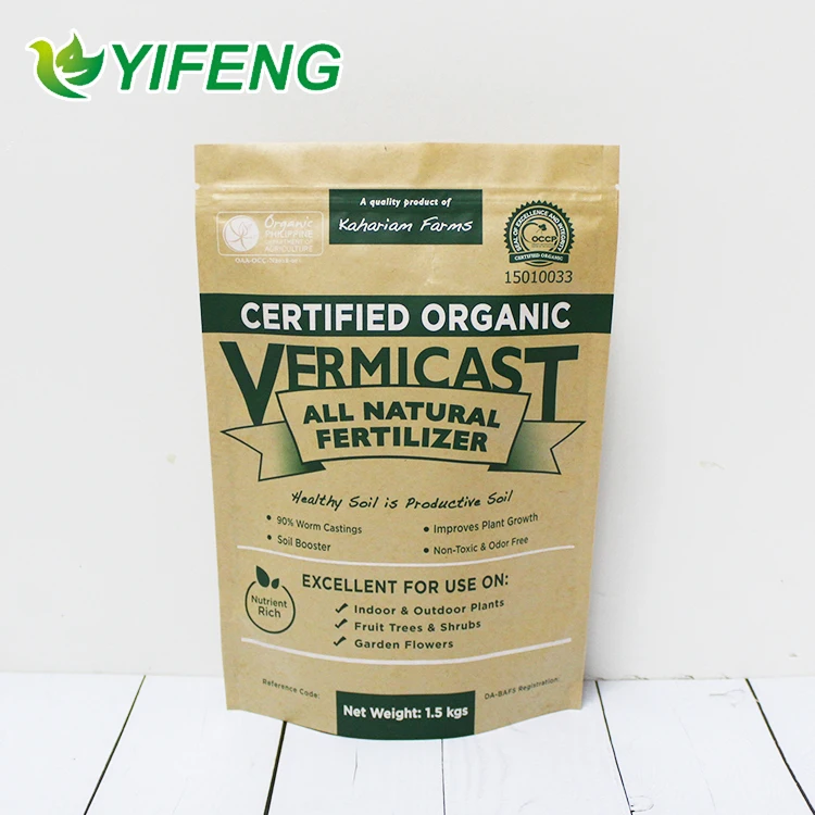 80 Gram Kraft Paper Backpack Made Of With Ziplock Big Dried Fruit Eco-friendly Food Packaging Zippered Bag