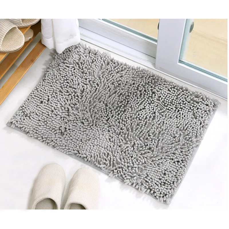 Hot Sale Anti-slip Noodle Microfiber Chenille Door Mat
