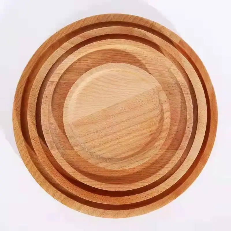 New kitchen accessories custom pallet wooden coaster plain color wholesale round wooden coaster