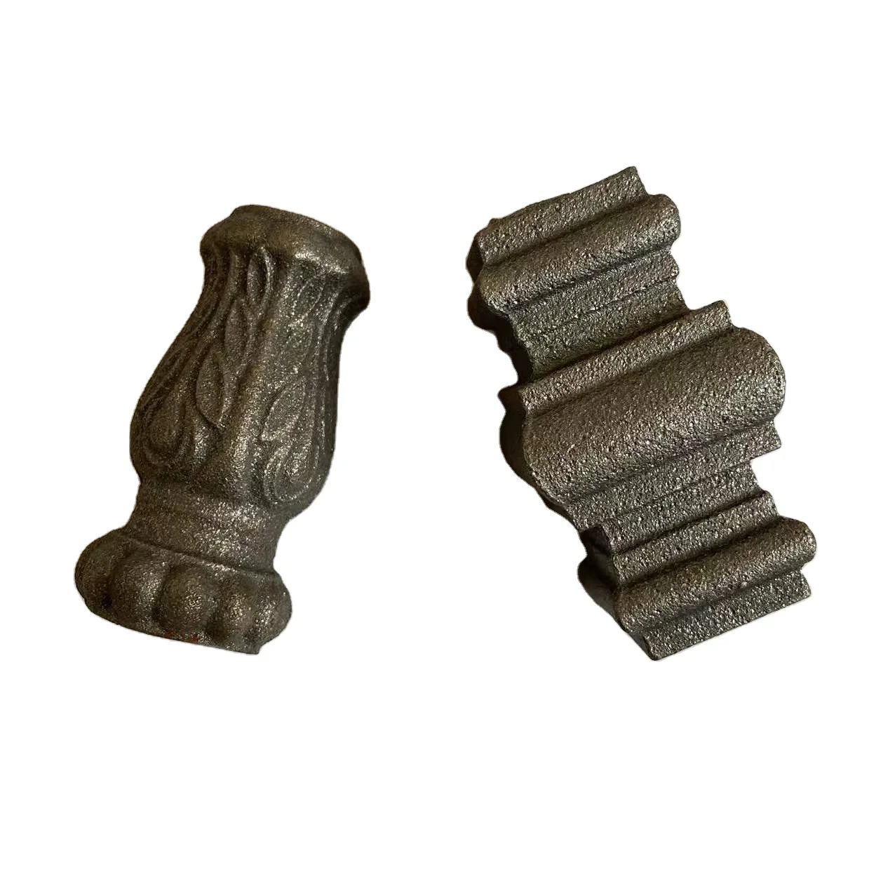 China factory easy to weld cast iron collar wrought iron studs for gate decoration