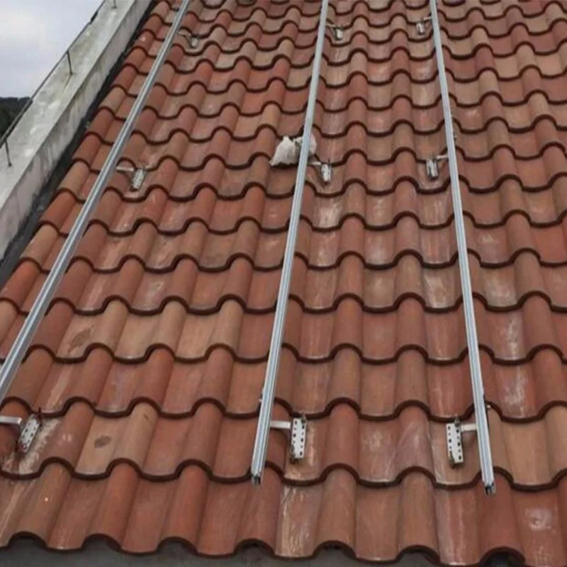 SOEASY 6# Landscape Flat Plain Slate Tile Roof Solar Hook for Solar Panel Mounting