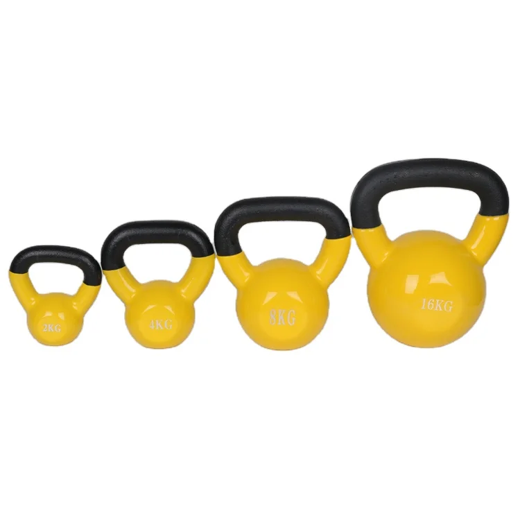Good Price Bodybuilding Gym Equipment 16kg Colorful Kettlebell