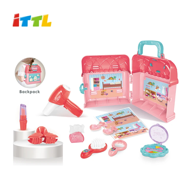 Beauty toy set with  furniture toys for girls children child pretend play