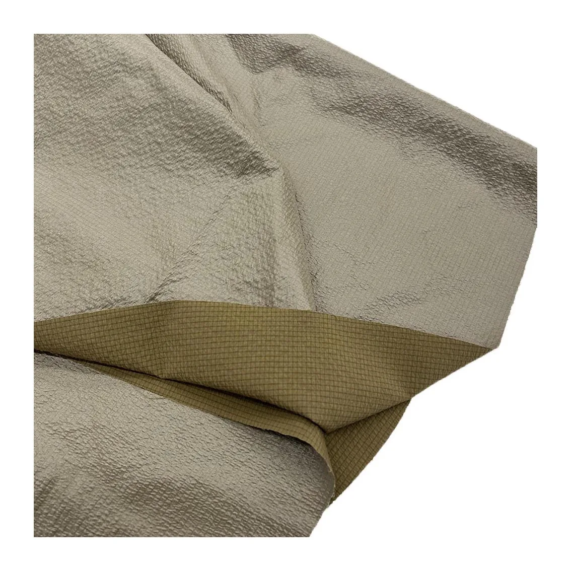 Low MOQ high quality 260T 300T 400T LAMINATED WITH TPU FILM pongee fabric for clothes