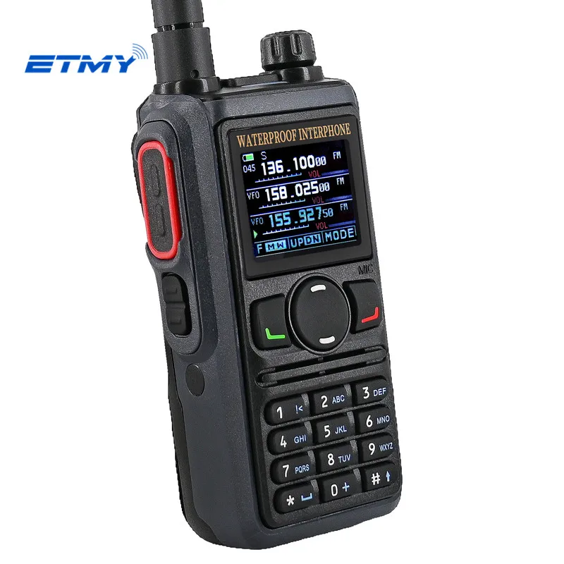 2024 Wholesale Waterproof Marine 10watt Hy Power Walkie Talky Portable Am Fm Uv Vhf Handheld Walkie Talkie Two Way Radio