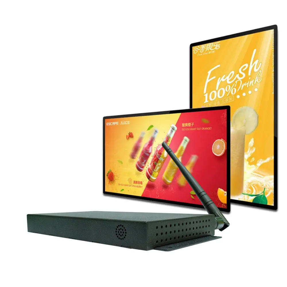 RK3288 цифровая вывеска медиаплеер приставка HD 4K BT WiFi Lan управление рекламным контентом публикация android box с слотом для sim-карты